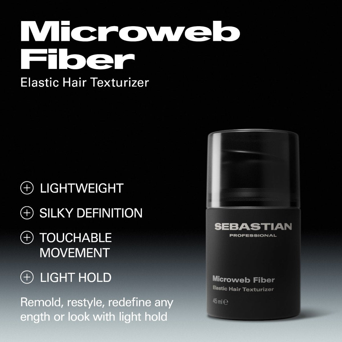 Sebastian Professional Microweb Fiber Elastic Hair Texturizer 45ml - Salonmarjoahola - Shop
