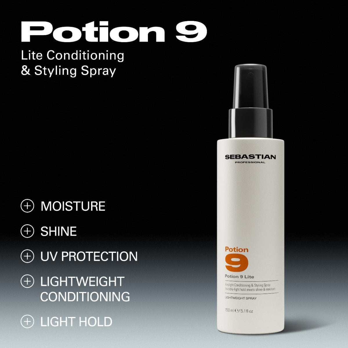 Sebastian Professional Potion 9 Lite Conditioning & Styling Spray 150ml - Salonmarjoahola - Shop