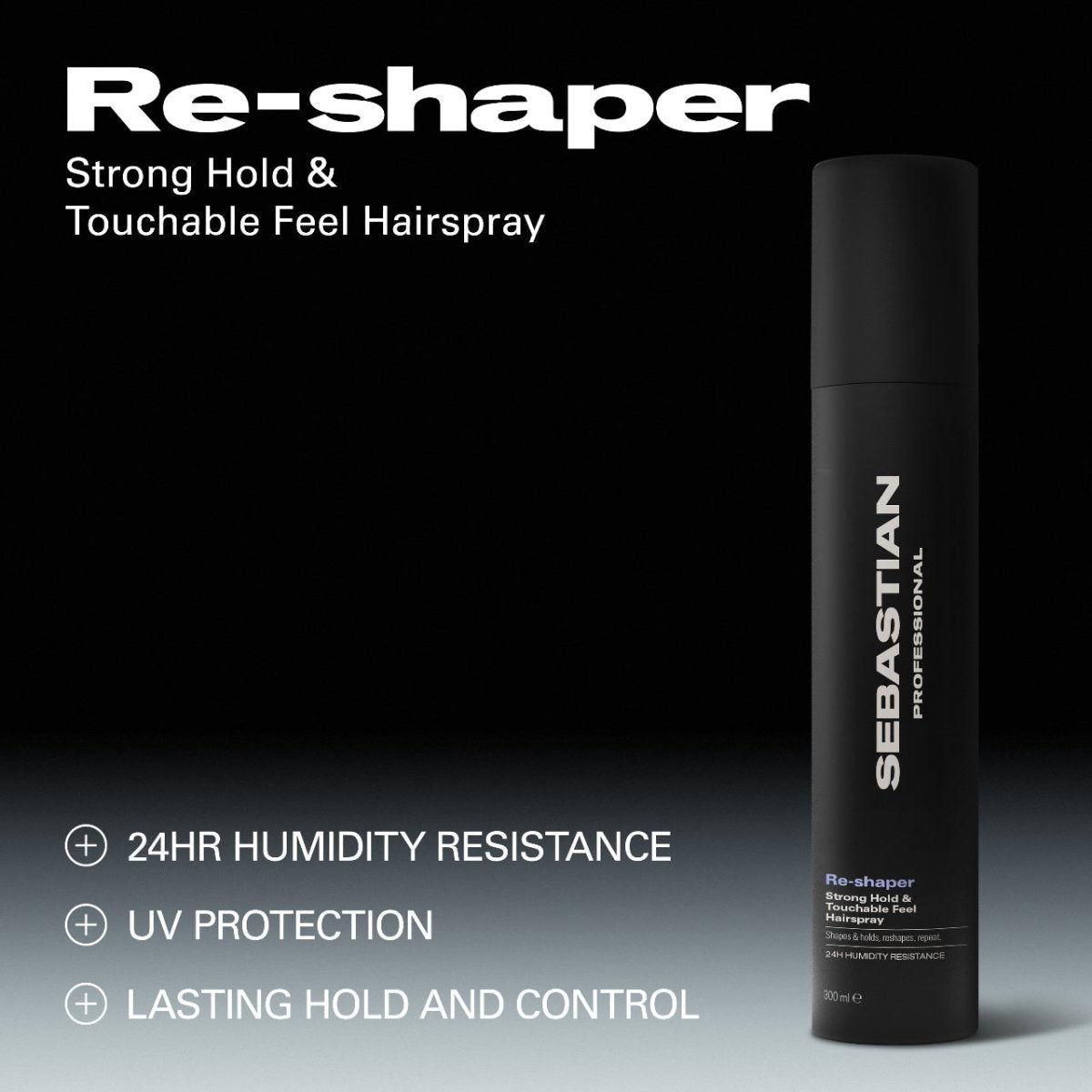 Sebastian Professional Reshaper Strong Hold & Touchable Feel Hairspray 300ml - Salonmarjoahola - Shop