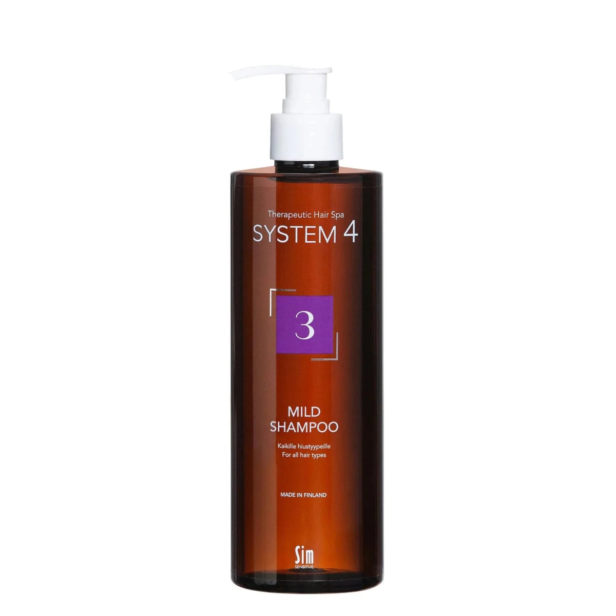 System4 - 3 Mild Shampoo 500ml - Salonmarjoahola - Shop