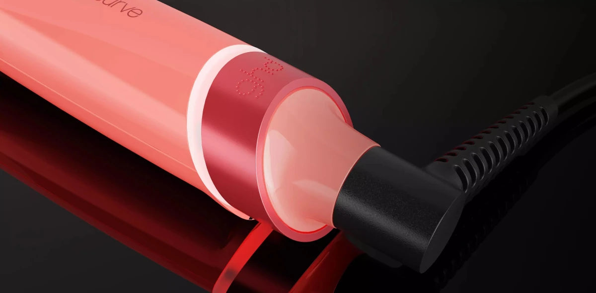 UUSI GHD CHRONOS CURVE MAX - Sauvakiharrin (38mm runko) Rentoihin laineisiin - CANDY CORAL - Salonmarjoahola - Shop