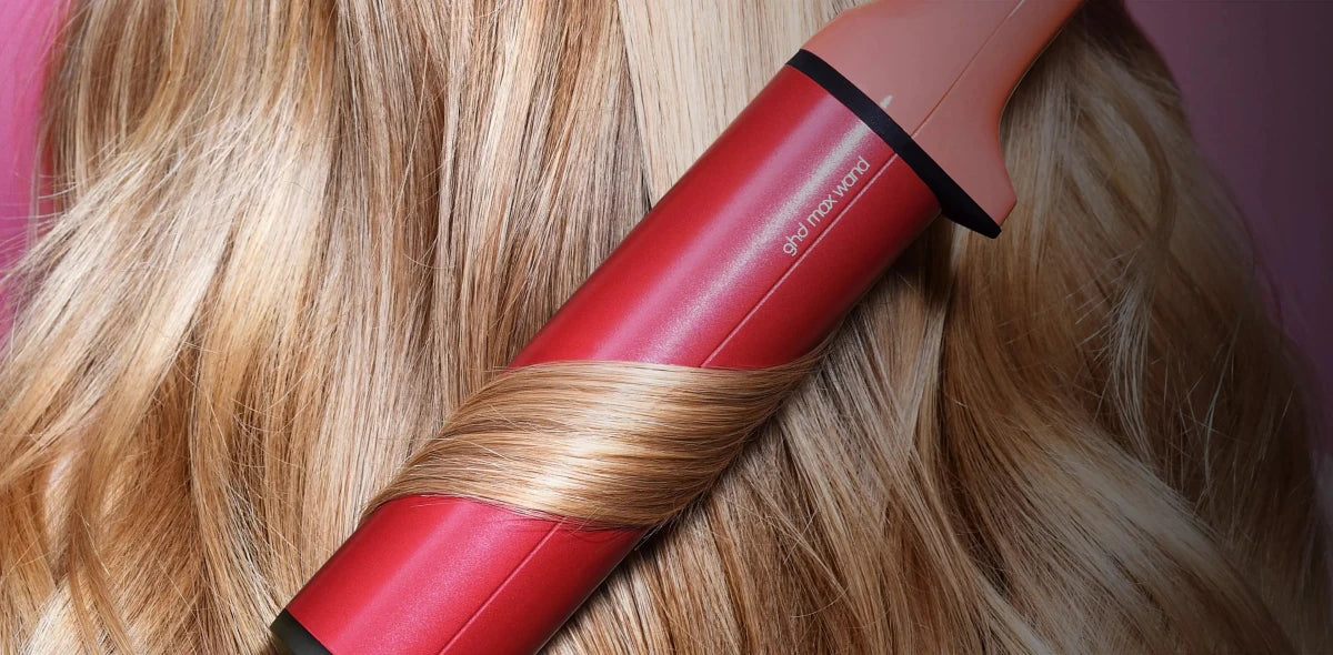 UUSI GHD CHRONOS CURVE MAX - Sauvakiharrin (38mm runko) Rentoihin laineisiin - CANDY CORAL - Salonmarjoahola - Shop