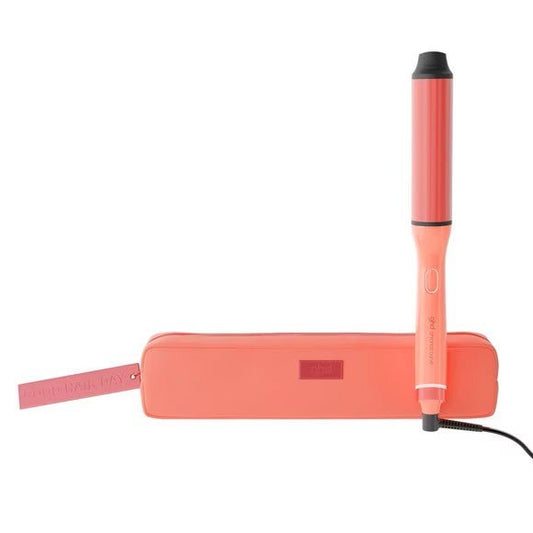 UUSI GHD CHRONOS CURVE MAX -Sauvakiharrin (38mm runko) Rentoihin laineisiin - CANDY CORAL - Salonmarjoahola-Shop