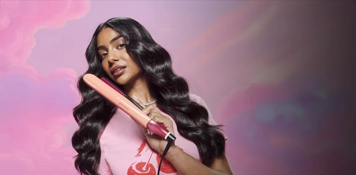 UUSI GHD CHRONOS - Muotoilurauta (26mm levyt) - SUN - KISSED PEACH - Salonmarjoahola - Shop