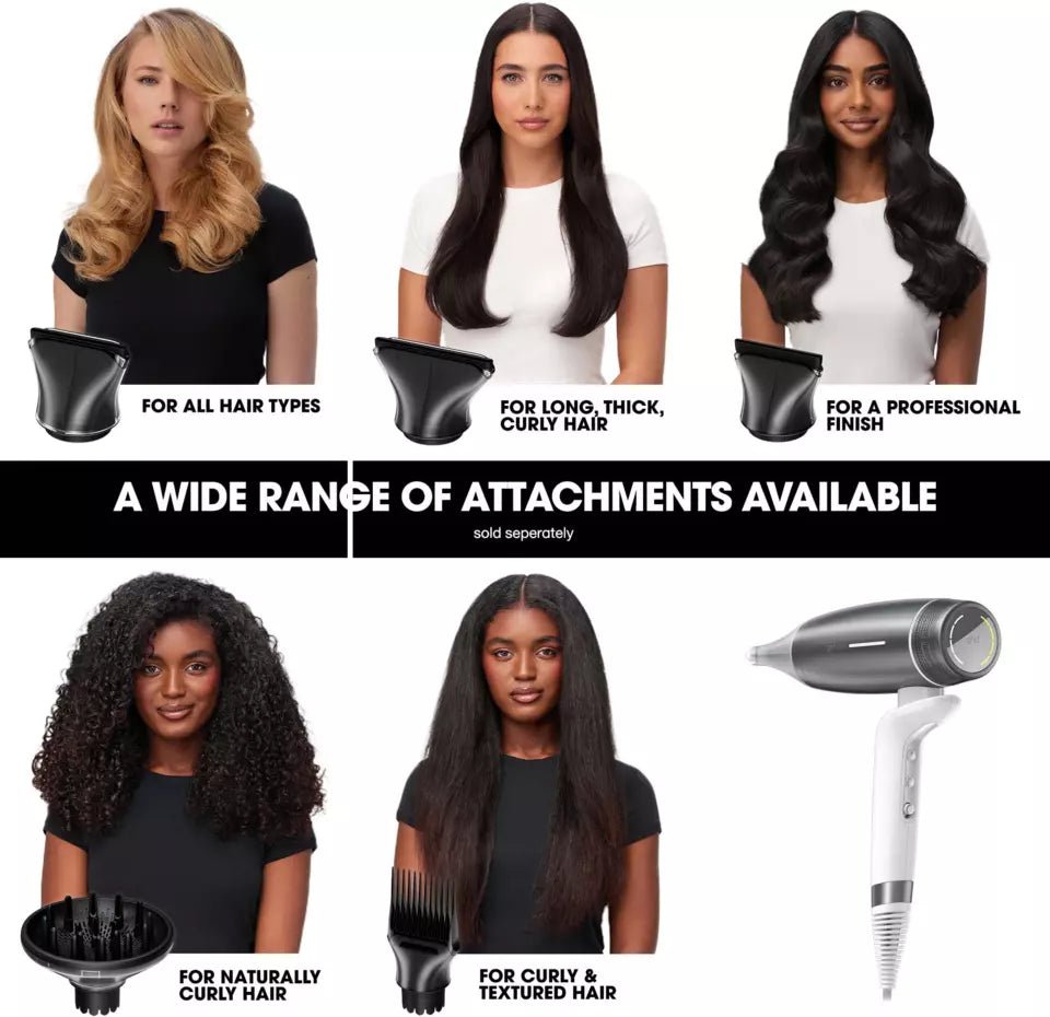 UUSI ghd Speed icon - Hiustenkuivaaja - Hopeavalkoinen - Salonmarjoahola - Shop