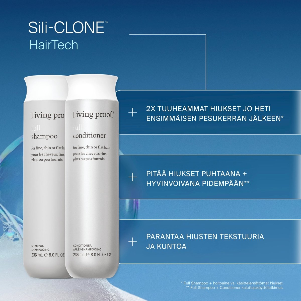 UUSI Living Proof Full Hoitoaine 236ml - Salonmarjoahola - Shop