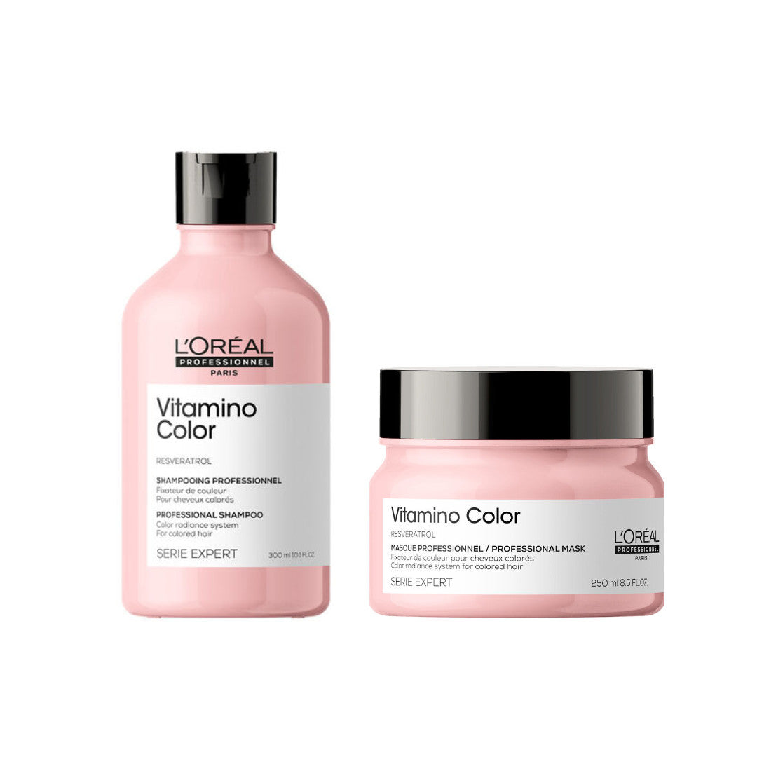 L'OREAL Professional Vitamino Color shampoo ja hiusnaamio