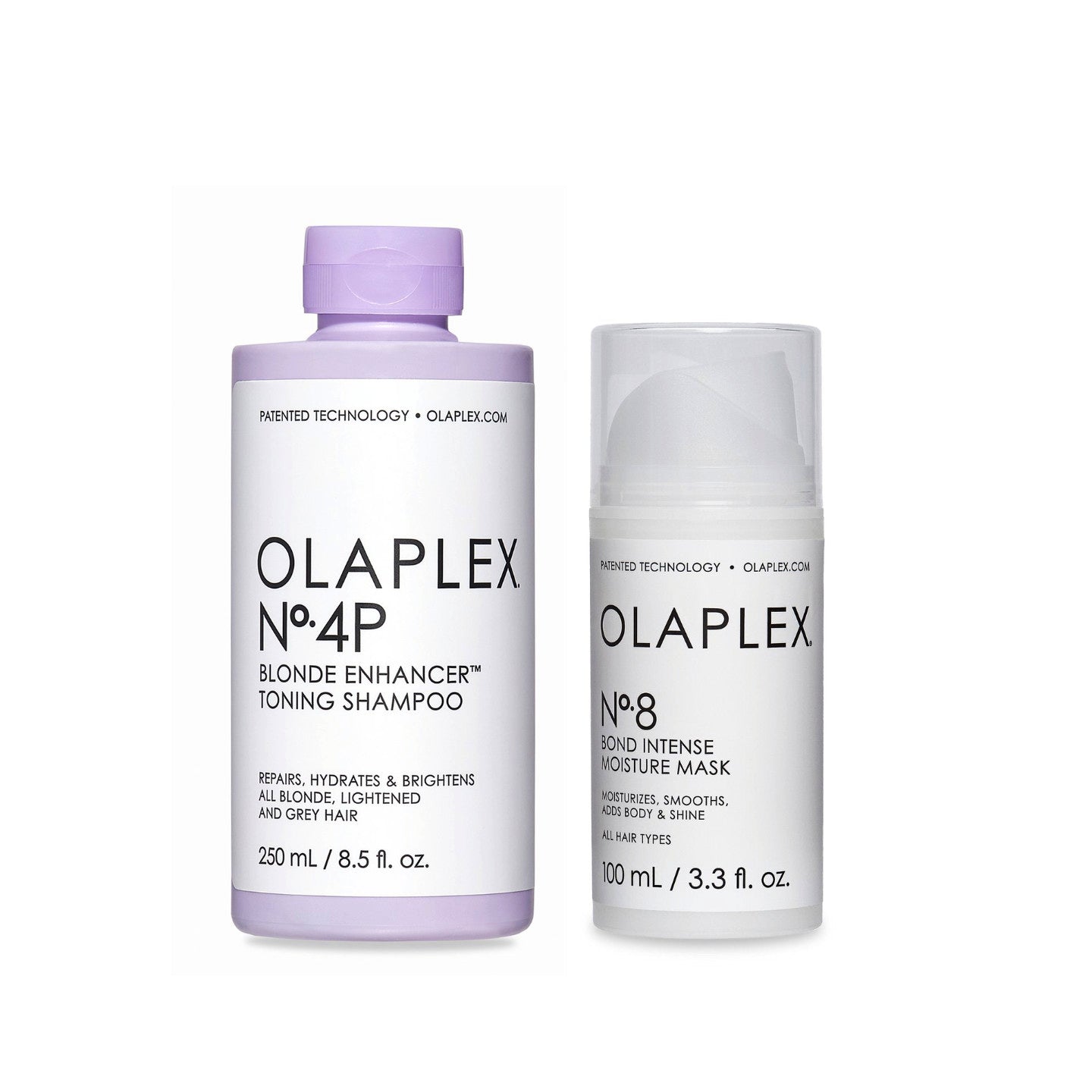 Olaplex Duo, hopeashampoo ja hiusnaamio